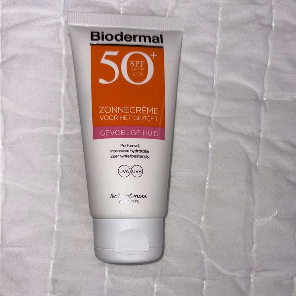 Organic Biodermal European Sunscreen SPF 50+ for Sensitive Skin clear
